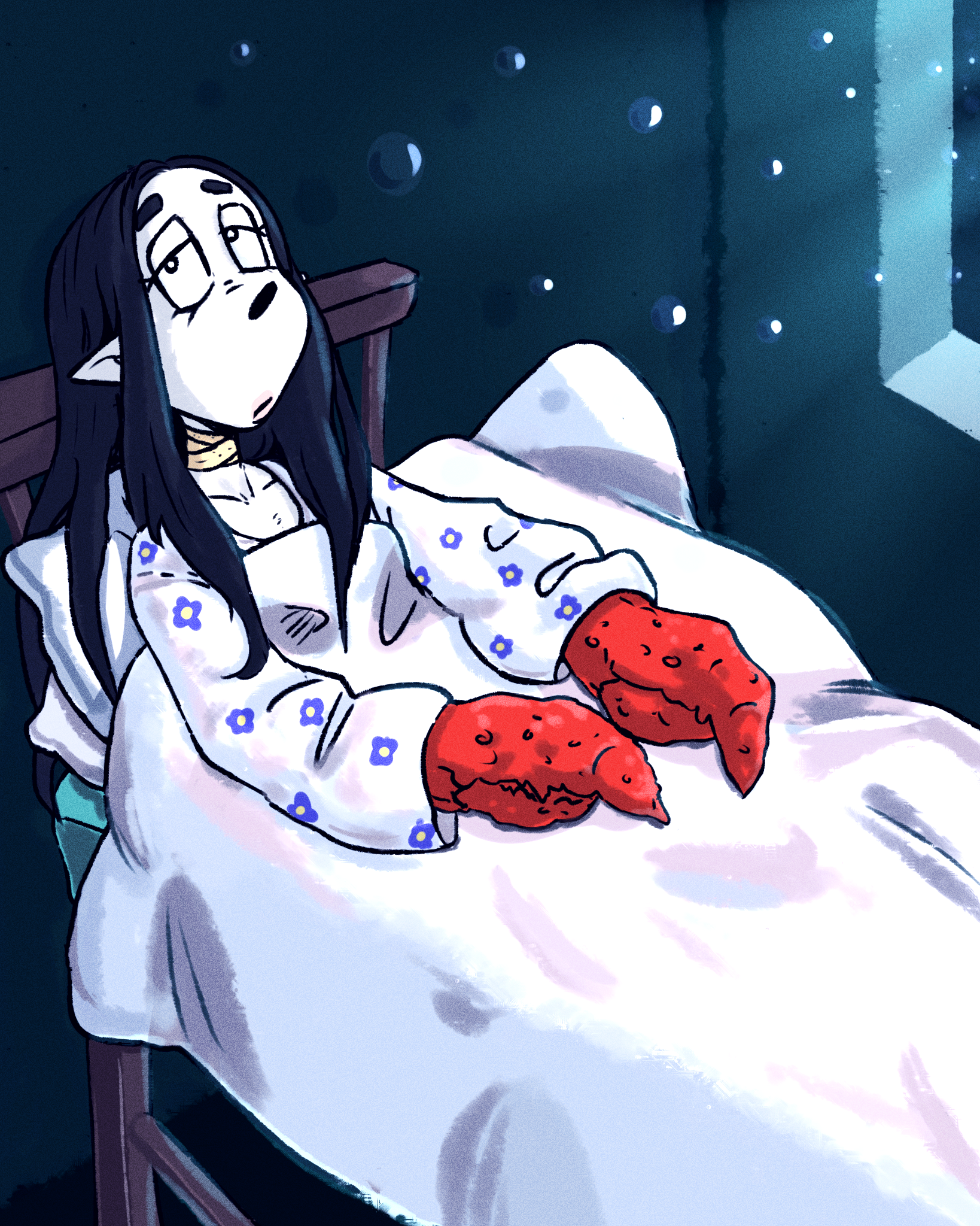 Тедди страдает в больнице